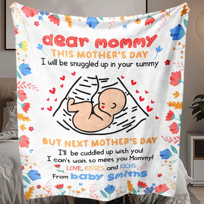 First Time Mothers Day Gift | Dear Mommy Blanket