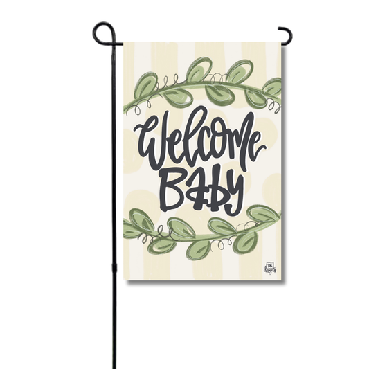 Flag Welcome Baby Glam