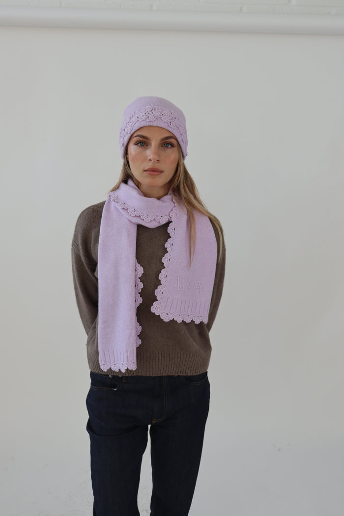 Fleur Scarf In Lilac