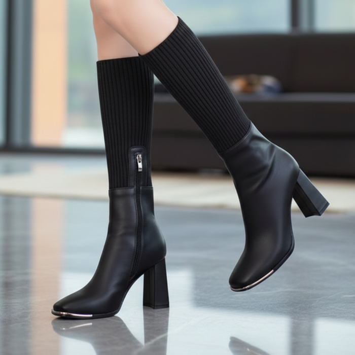 Flexara™ – Comfortable Stretch Knit Boots