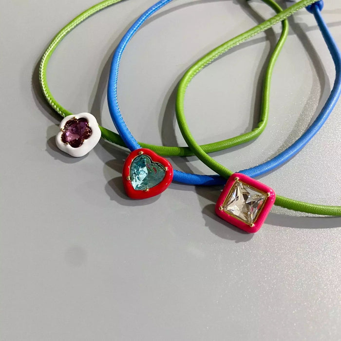 FLORAL ROPE NECKPIECE by CRUX
