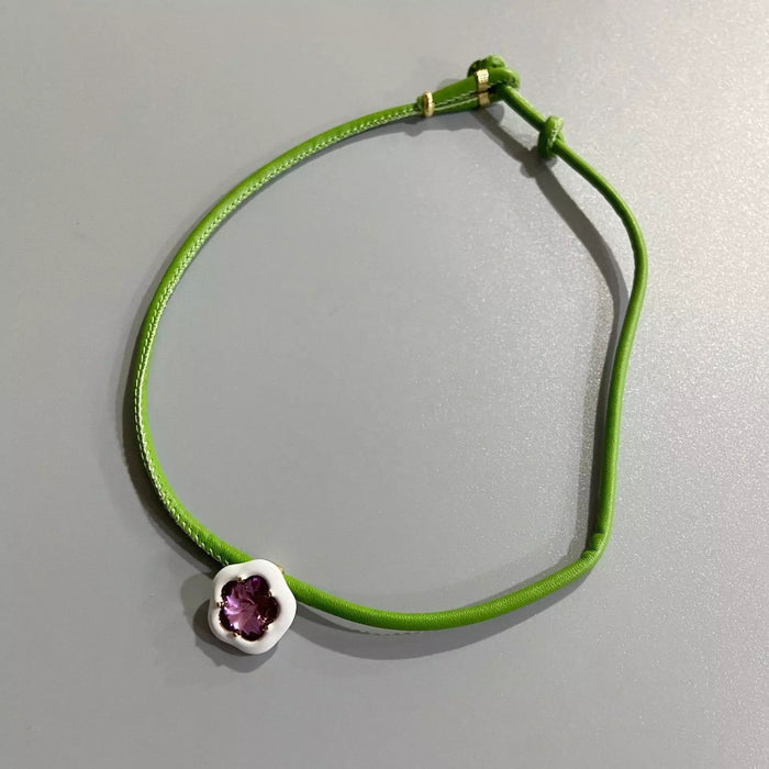 FLORAL ROPE NECKPIECE by CRUX