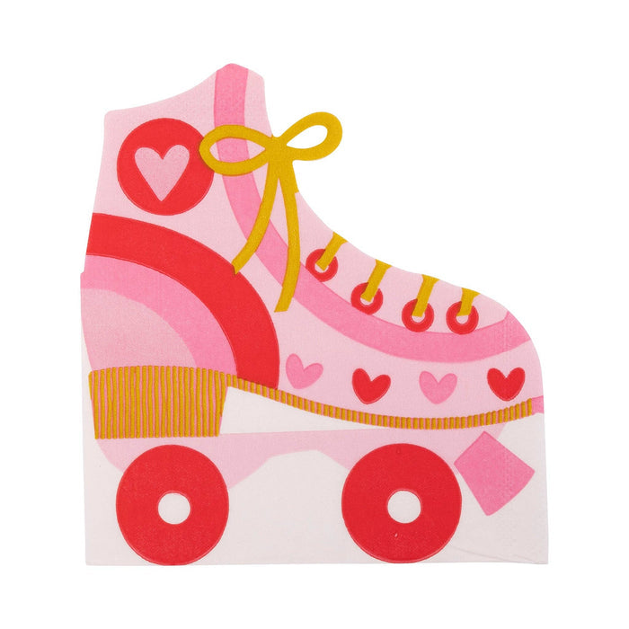 Foil Roller Skate Shaped Guest Napkin