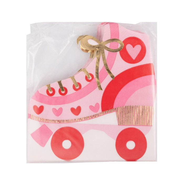 Foil Roller Skate Shaped Guest Napkin
