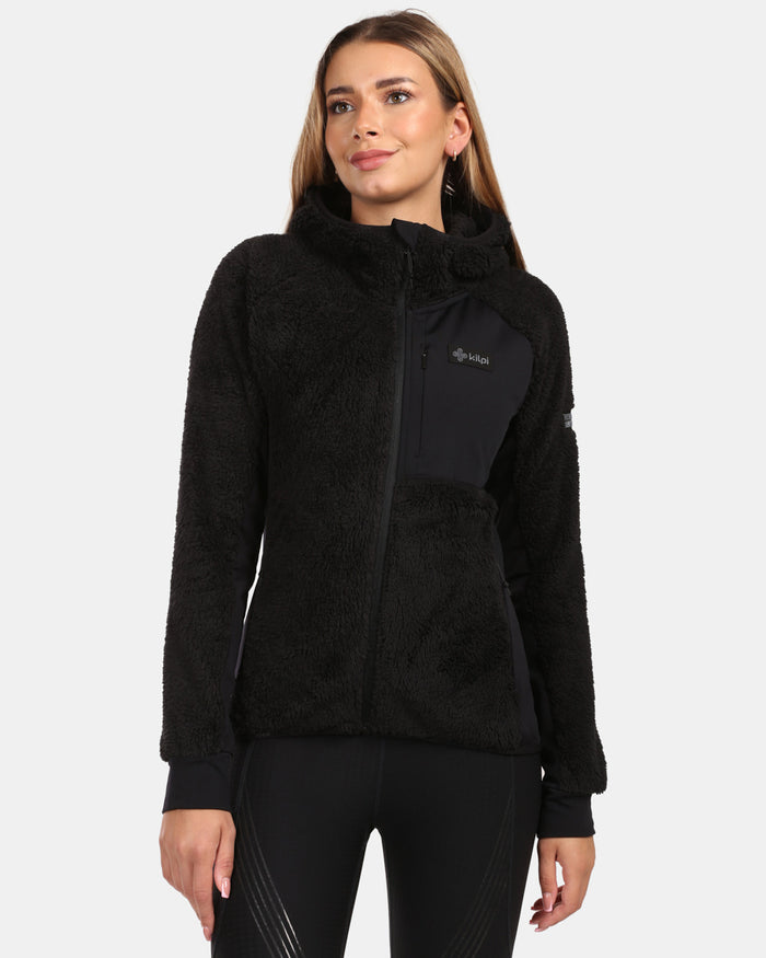 Damen-Kapuzenpullover aus haarigem Fleece Kilpi NORKA-W
