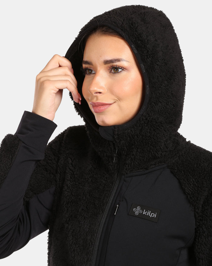 Damen-Kapuzenpullover aus haarigem Fleece Kilpi NORKA-W