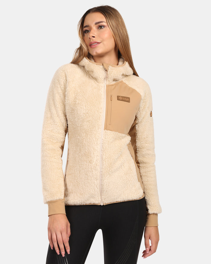 Damen-Kapuzenpullover aus haarigem Fleece Kilpi NORKA-W