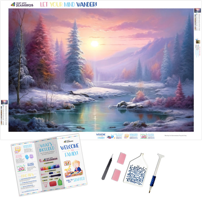Frosty Morning Landscape