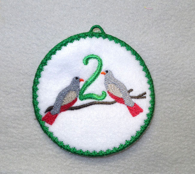 FSA Twelve Days of Christmas Ornaments  [4x4] # 10182