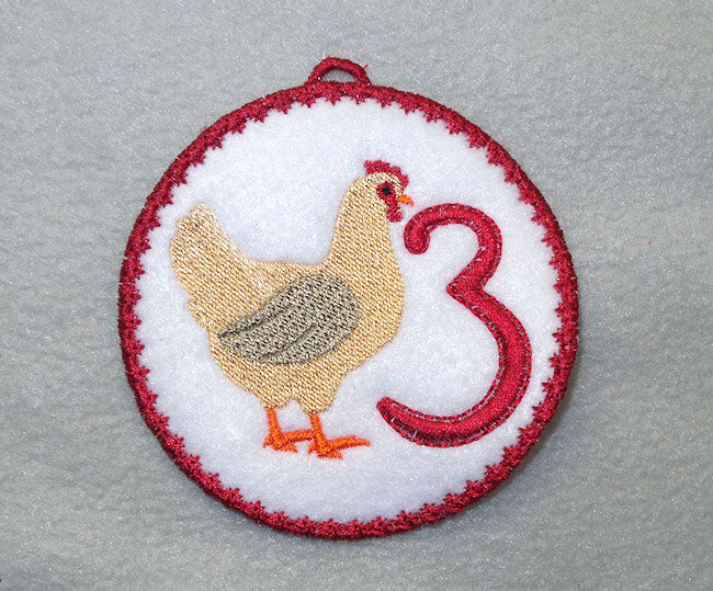 FSA Twelve Days of Christmas Ornaments  [4x4] # 10182