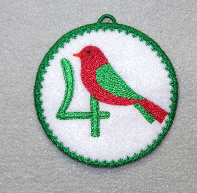 FSA Twelve Days of Christmas Ornaments  [4x4] # 10182