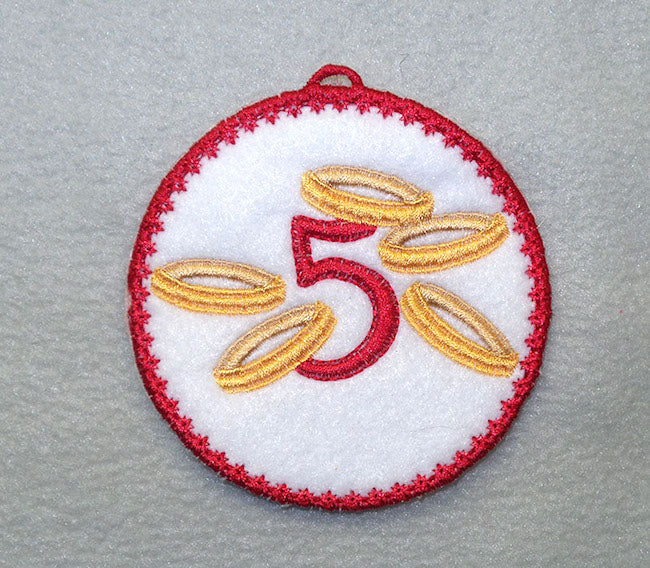 FSA Twelve Days of Christmas Ornaments  [4x4] # 10182