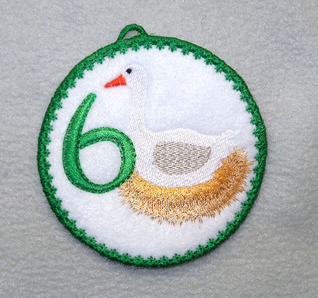FSA Twelve Days of Christmas Ornaments  [4x4] # 10182