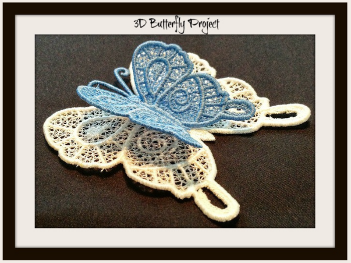 FSL 3D Butterflies [4"x4" Hoop] # 10243