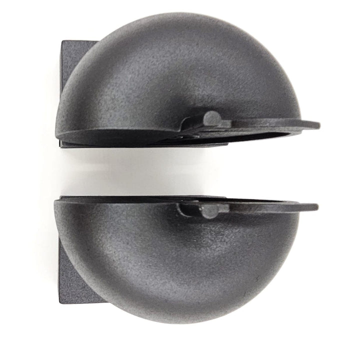 Jonathan Adler Bookends Fully Restored Jonathan Adler Happy Chic Apple Bookends in Textured Black