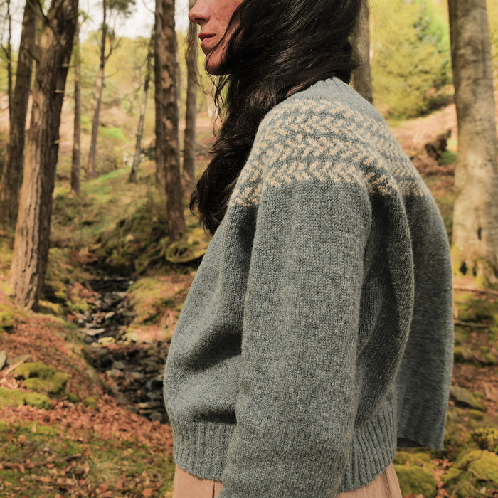 Garden Women's Sweater - Lambswool - Dusk