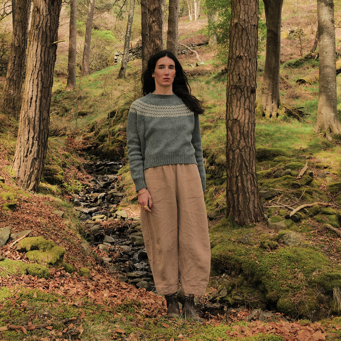 Garden Women's Sweater - Lambswool - Dusk