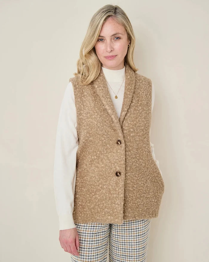 Gillian Bouclé Fleece Gilet