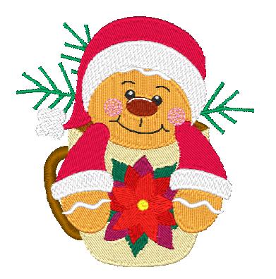 Gingerbread Christmas  [4x4] # 10739
