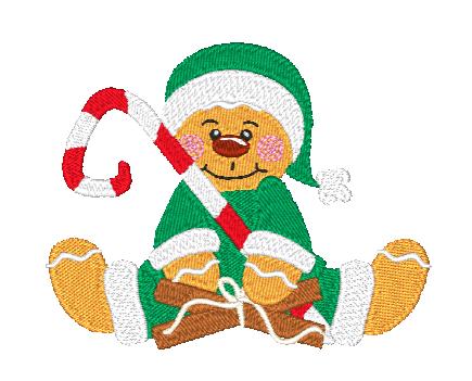 Gingerbread Christmas  [4x4] # 10739