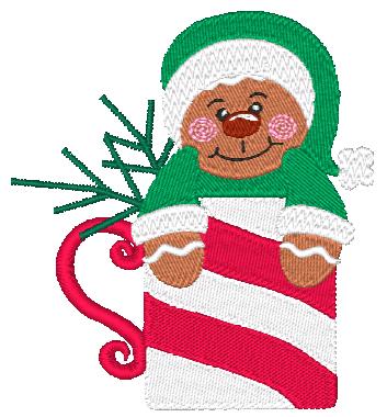 Gingerbread Christmas  [4x4] # 10739