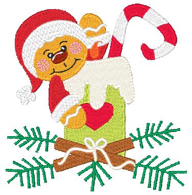 Gingerbread Christmas  [4x4] # 10739