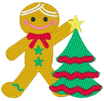 Gingerbread Dolls  [4x4] # 10740