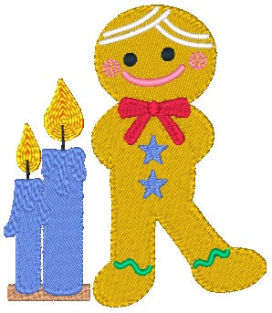 Gingerbread Dolls  [4x4] # 10740