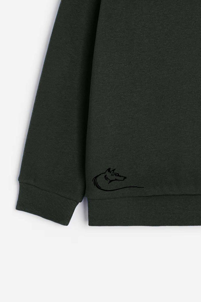Boys Fleece Tracksuit – Solid Dark Green Winter Wear - Hinz Clothing