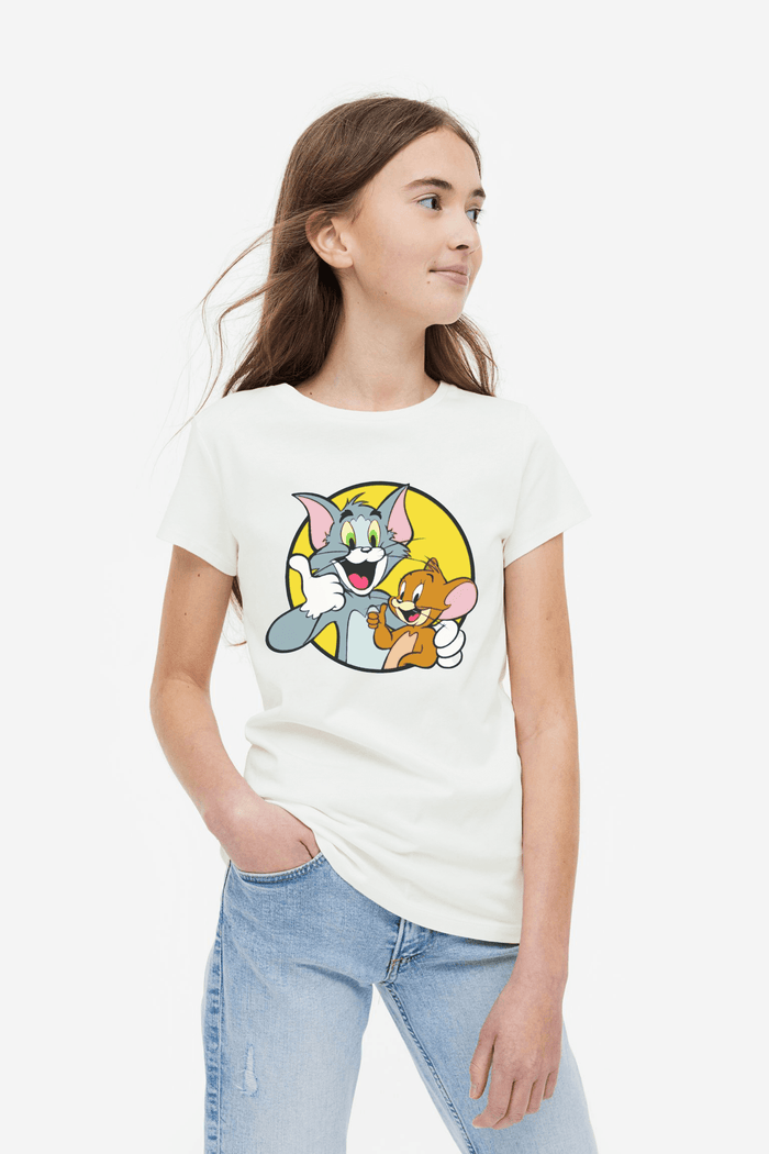Girls Premium Printed Top  Half Sleeve - Hinz Clothing