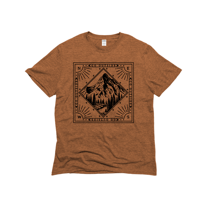 Go Outside and Explore Unisex Eco-Triblend Tee