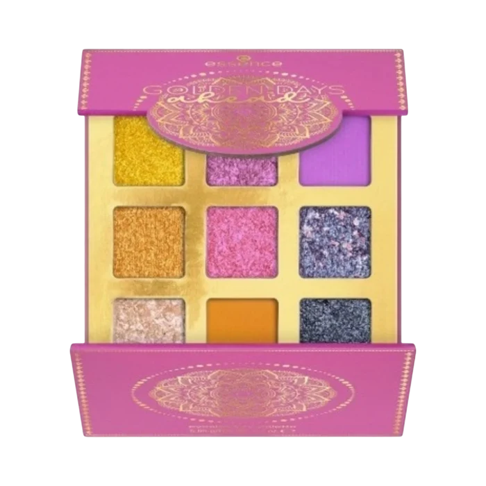 Essence Golden Days Ahead Eyeshadow Palette 5.85 g open box with nine pans
