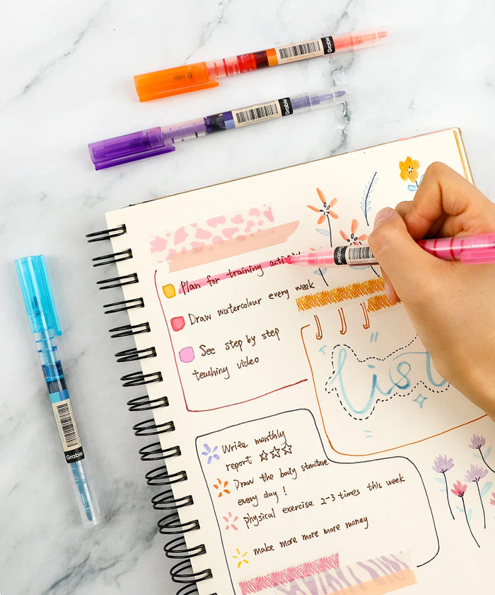 Grabie Dual-Tip Notetaking Pen Set