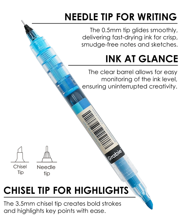 Grabie Dual-Tip Notetaking Pen Set