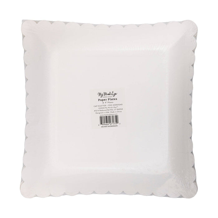 Graduation Cap Scatter Paper Plates