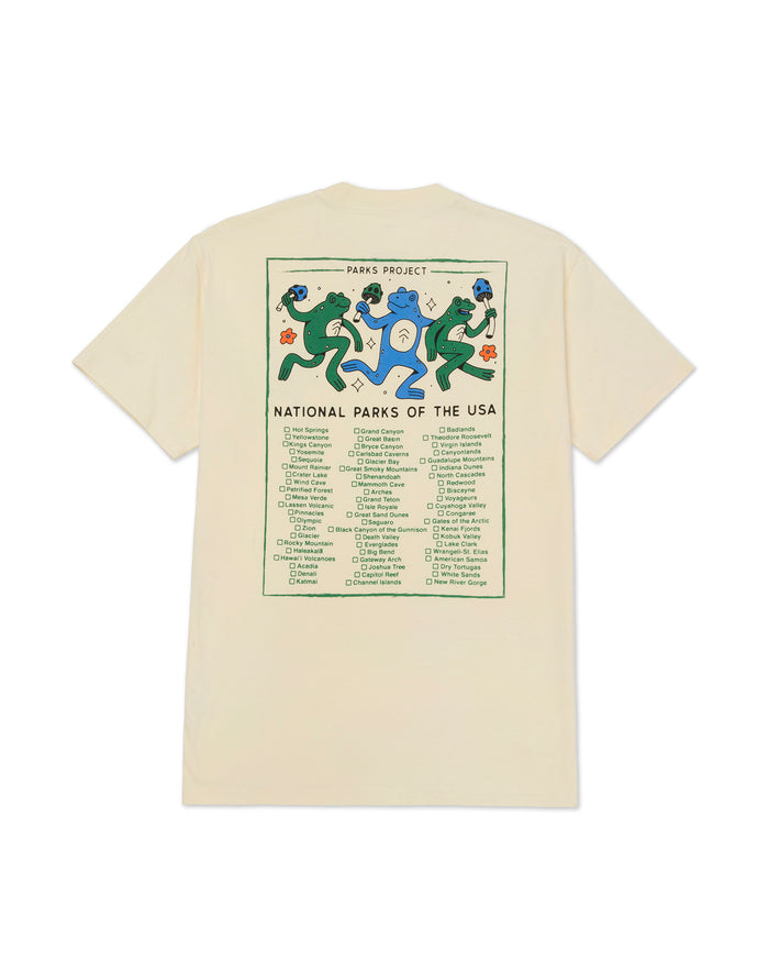Shop Great Outdoors Dancin' Frogs Checklist Tee Inspired by National Parks | natural