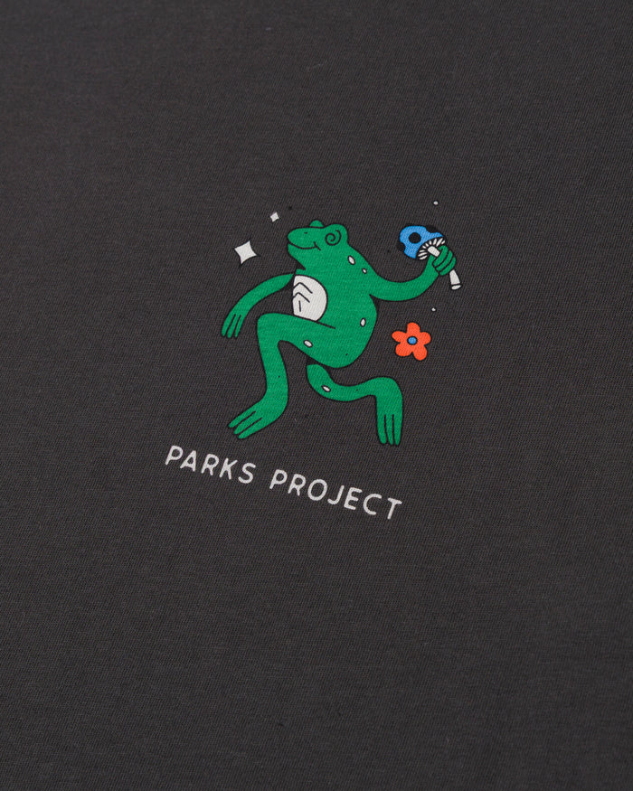 Shop Great Outdoors Dancin' Frogs Checklist Tee Inspired by National Parks | vintage-black