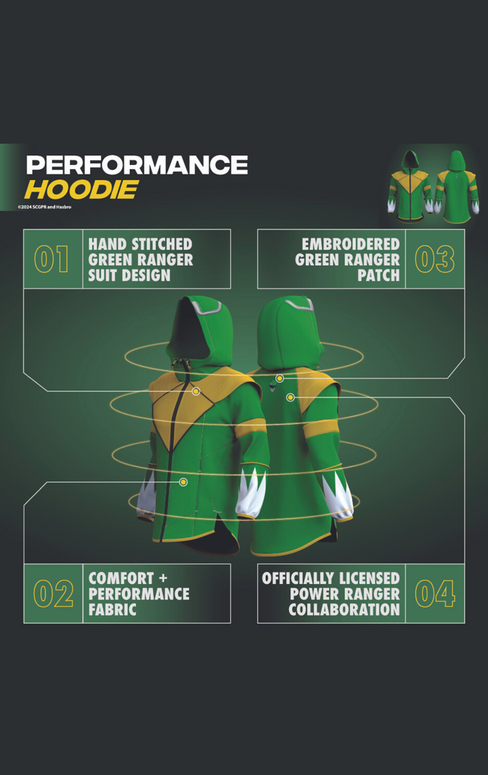 Green Ranger Limited Edition Dragon Shield Hoodie