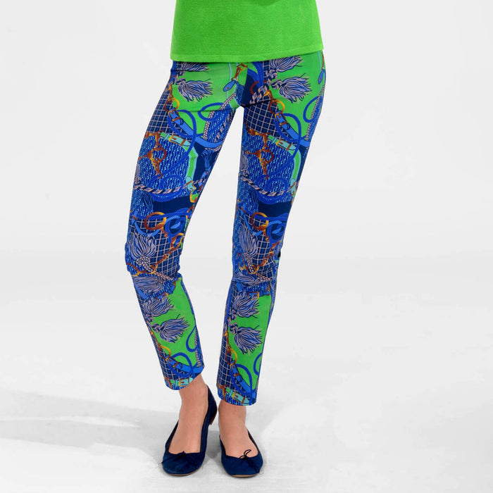Gretchen Scott - Gripeless Pull On Pants - Ditto - Blues - SALE