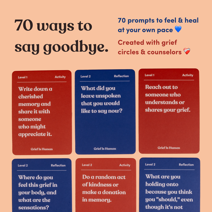 Grief Is Human Conversation Cards