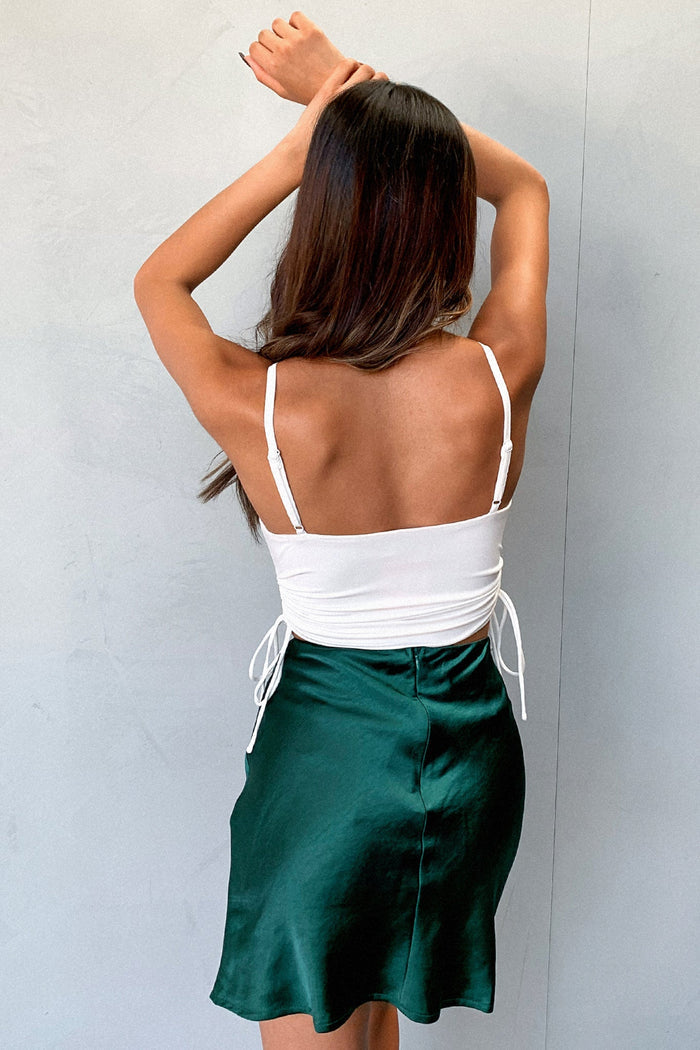 Hadley Crop - White