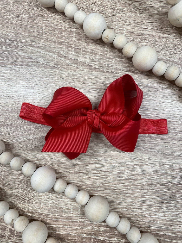 Hair Bow Headband 4" Essential Grosgrain