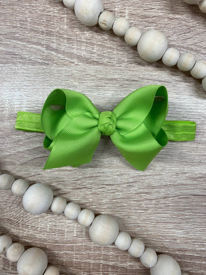 Hair Bow Headband 4" Essential Grosgrain