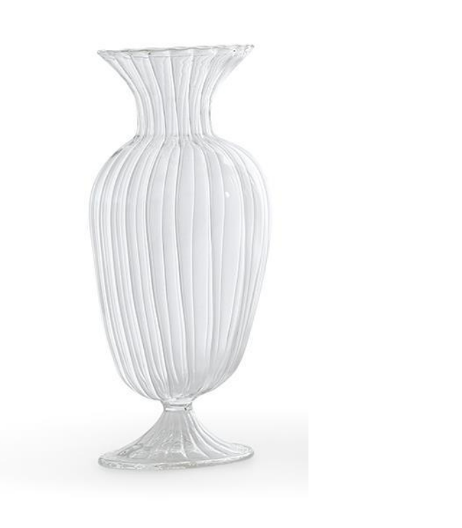 Hand-Blown Glass Fluted Vase - Findlay Rowe Designs