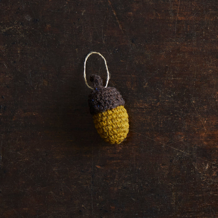 Hand Crocheted Wool Acorn - More Colours