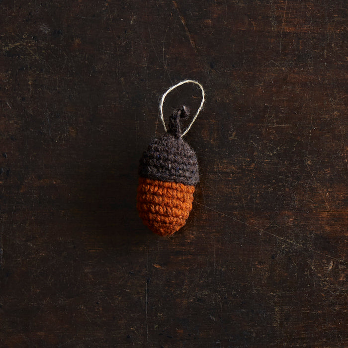Hand Crocheted Wool Acorn - More Colours