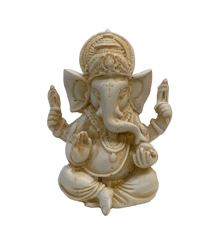 Handmade Royal Blue Raisin Ganesha Statue