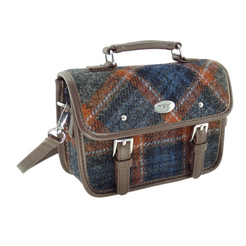 Grey and Navy with Rust Overcheck - Glen Appin