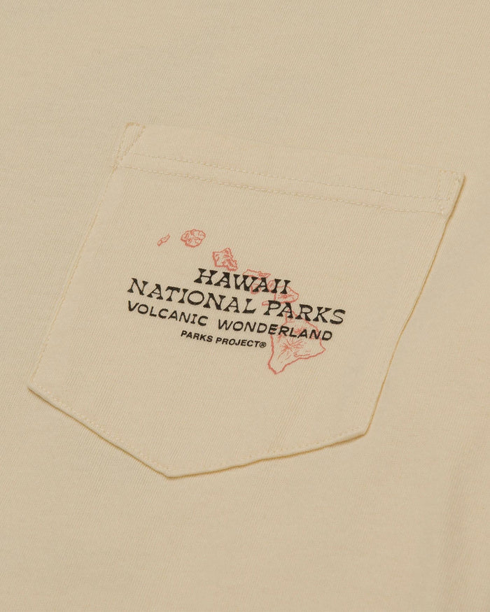 Shop Hawaiʻi National Parks Pocket Tee Inspired By Hawai‘i Volcanoes National Park | natural