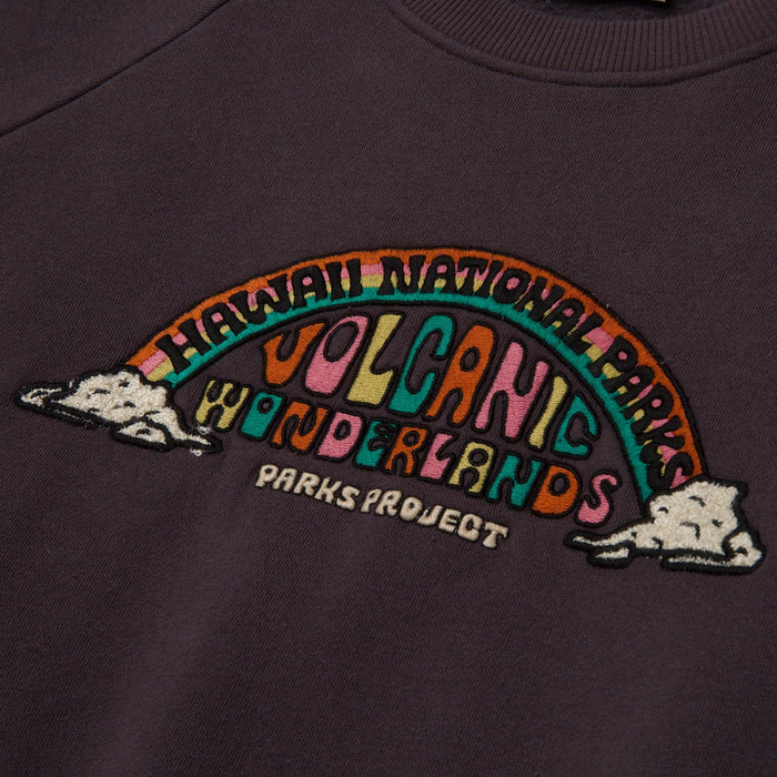 Shop Hawai‘i Geological Wonderlands Crew Inspired by Hawaiian Parks | graphite
